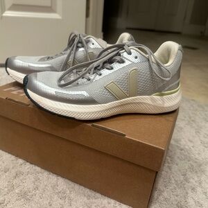 Veja Women’s Gray/Silver Running Sneakers - Lightweight Comfort